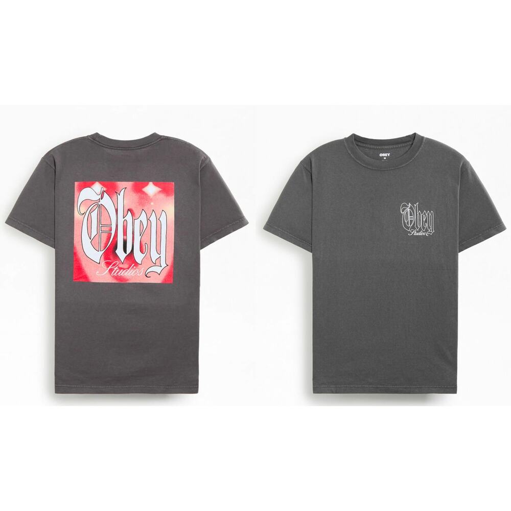 New Obey Clothing Powerhouse Graphic T-Shirt Streetwear Tee Men’s, Size Medium